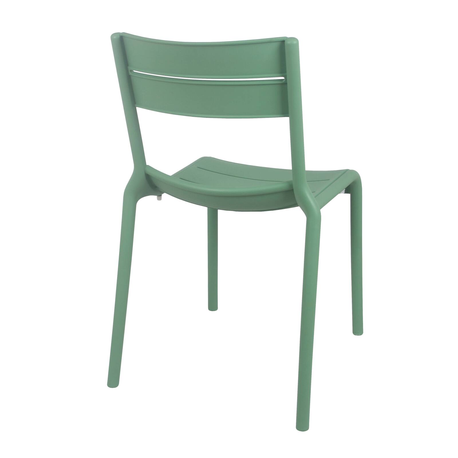 Lot de 4 chaises de terrasse en plastique