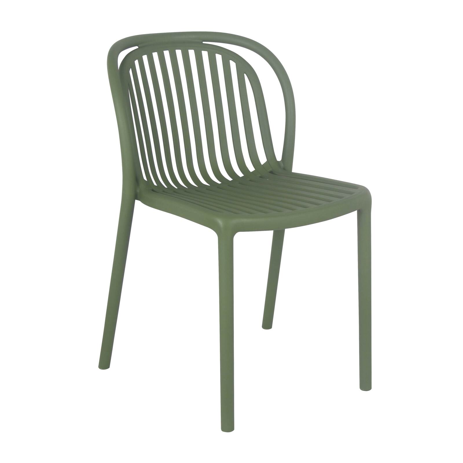 Lot de 4 chaises de terrasse en plastique Lot de 4 chaises de terrasse en plastique