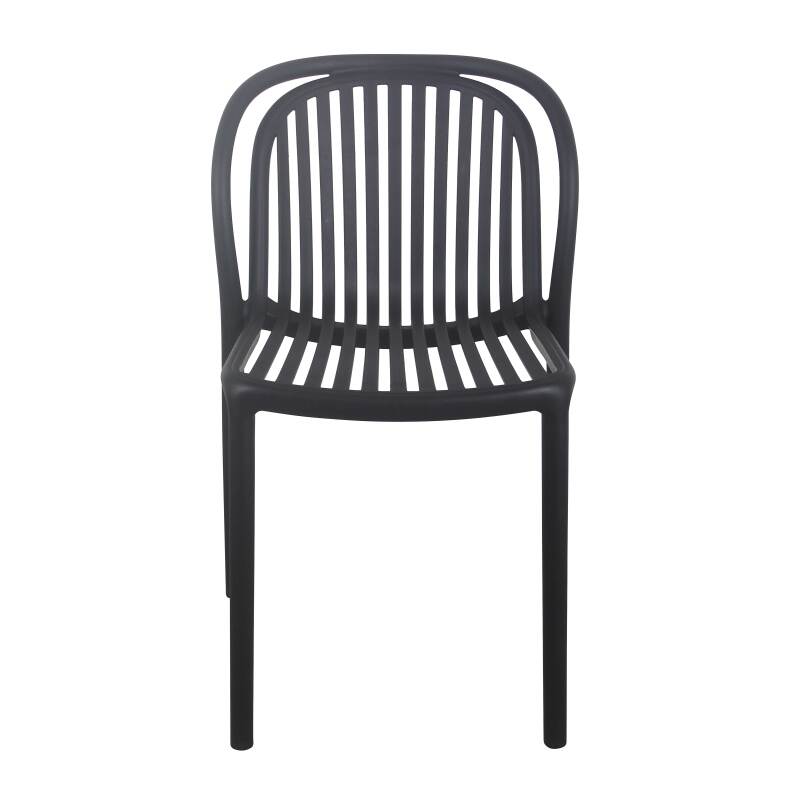 Lot de 4 chaises de terrasse en plastique (2/6)