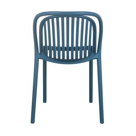 Lot de 4 chaises de terrasse en plastique (5/6)