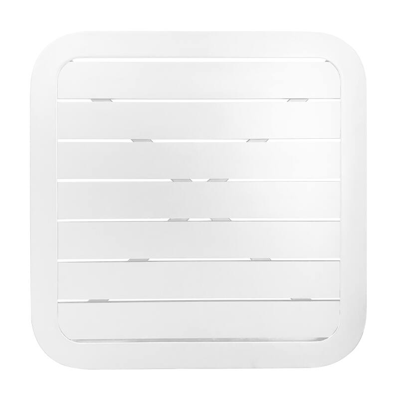 Plateau de table de terrasse carré 60 x 60 cm en aluminium