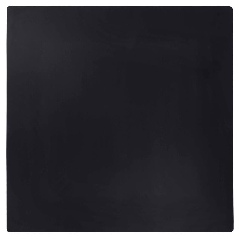 Ensemble table haute carrée inclinable ardoise gris foncé 60 x 60 cm en HPL et 2 chaises hautes en métal