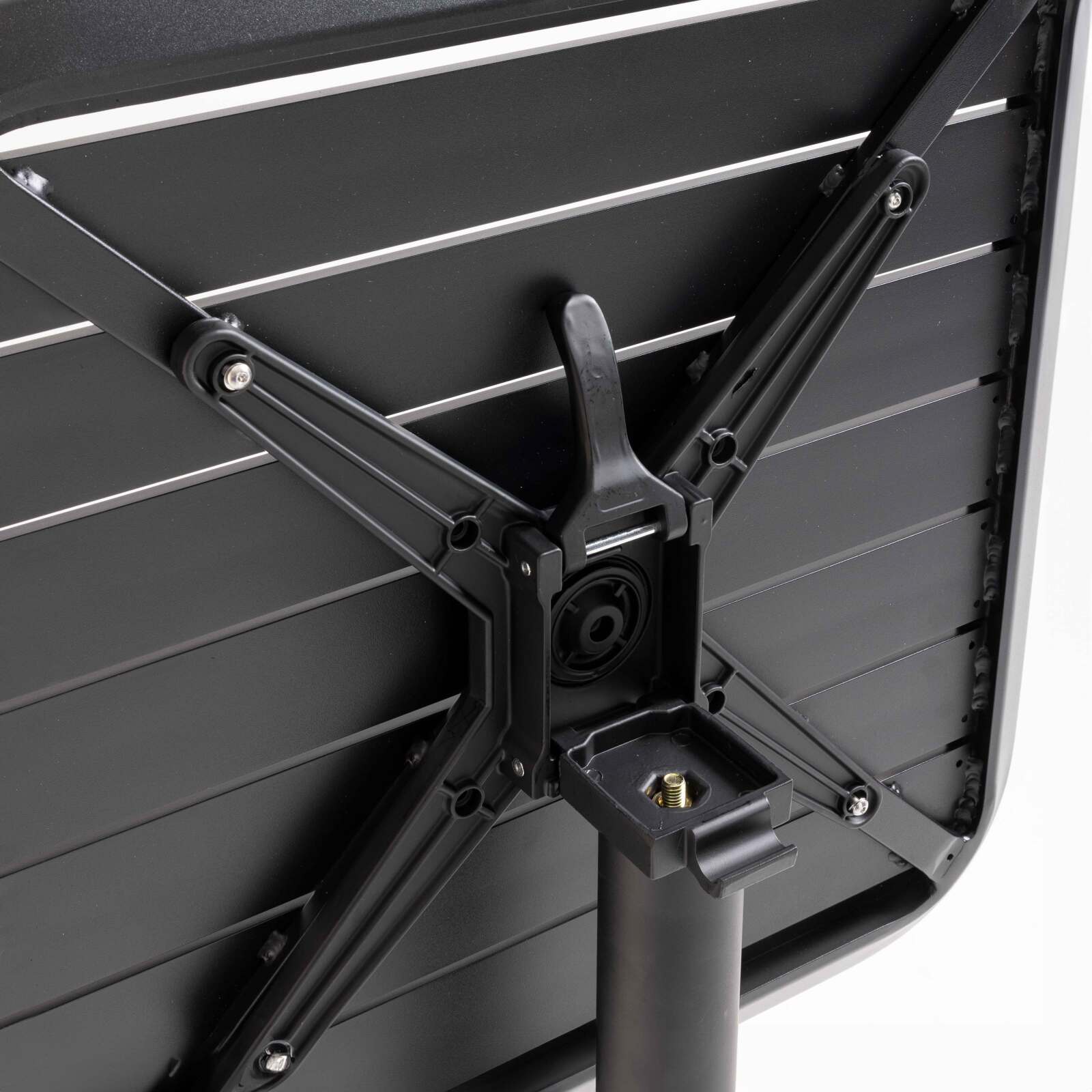 Table de terrasse 60x60 cm inclinable en aluminium