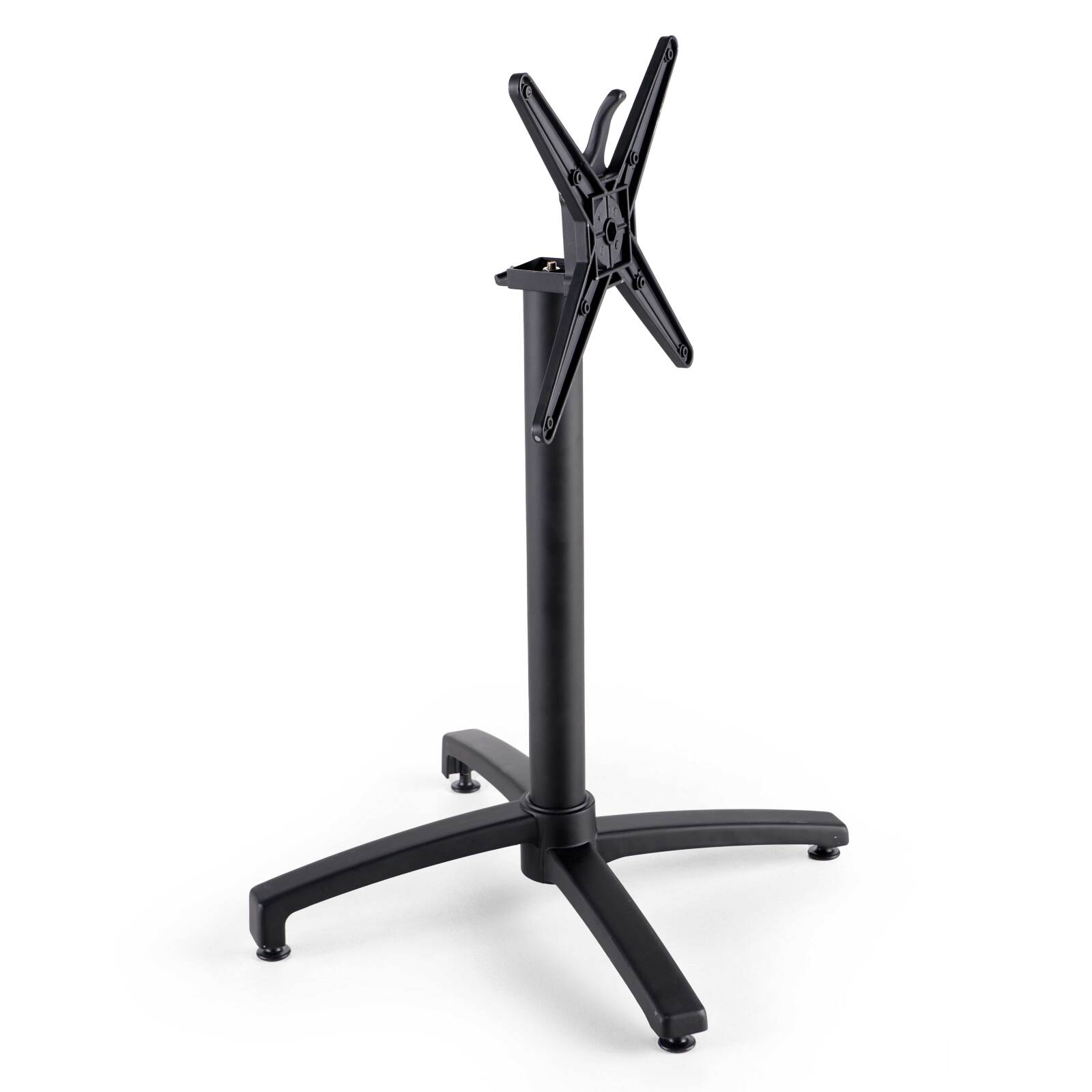 Table de terrasse 60x60 cm inclinable en aluminium