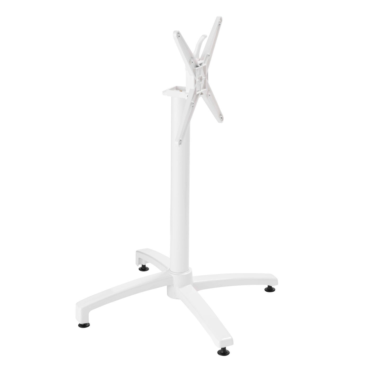 Table de terrasse 60x60 cm inclinable en aluminium