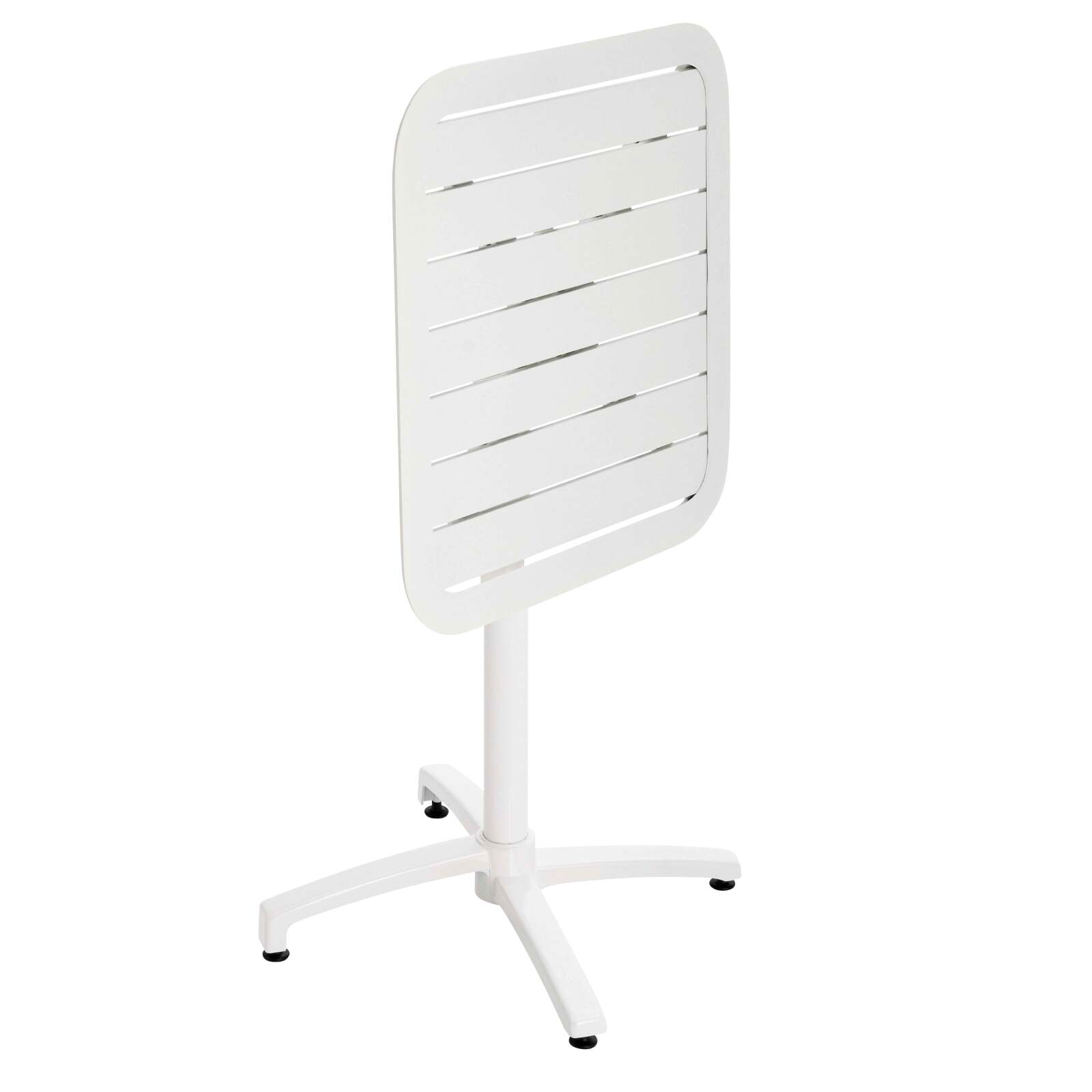 Table de terrasse 70x70 cm inclinable en aluminium