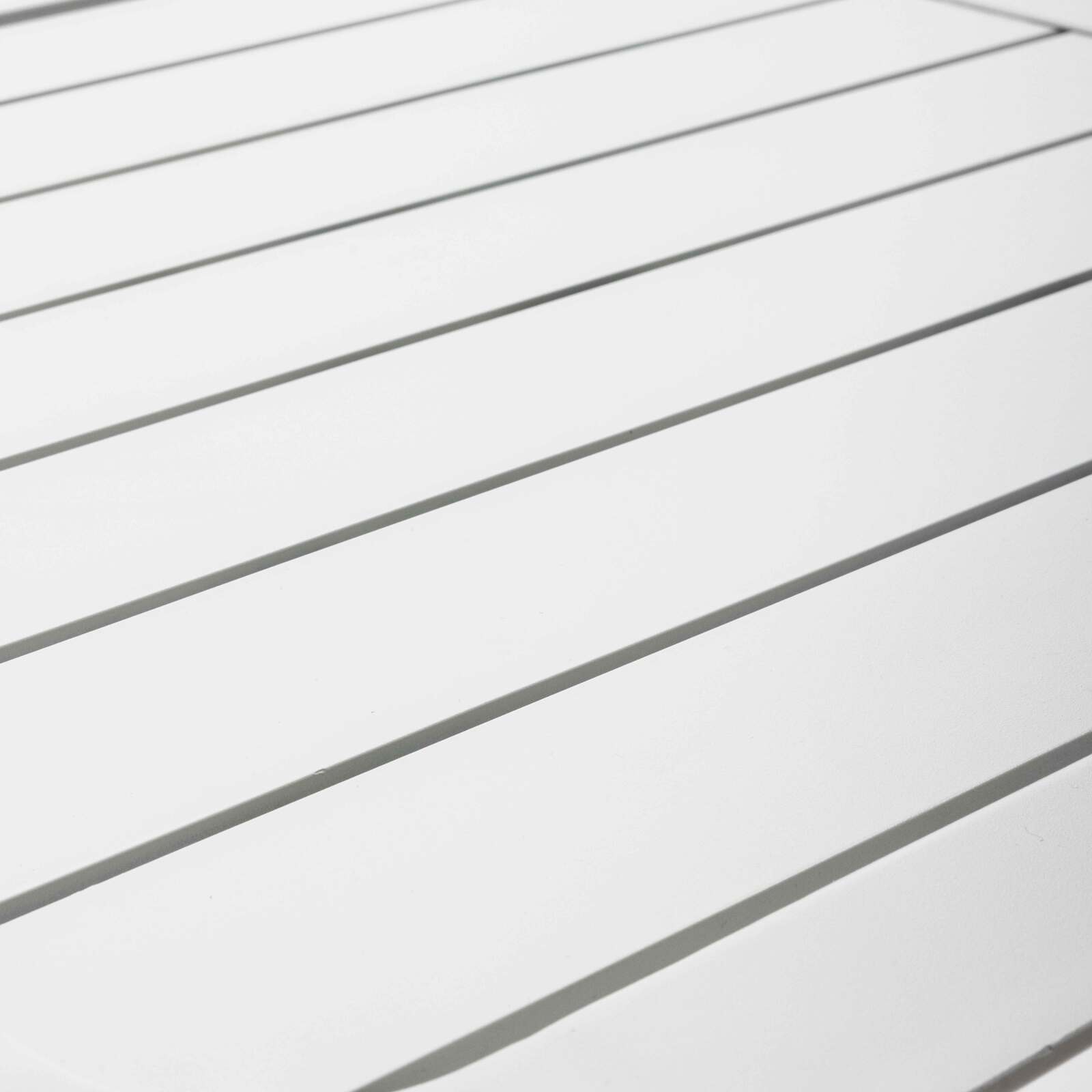 Table de terrasse 70x70 cm inclinable en aluminium et 2 chaises avec accoudoirs