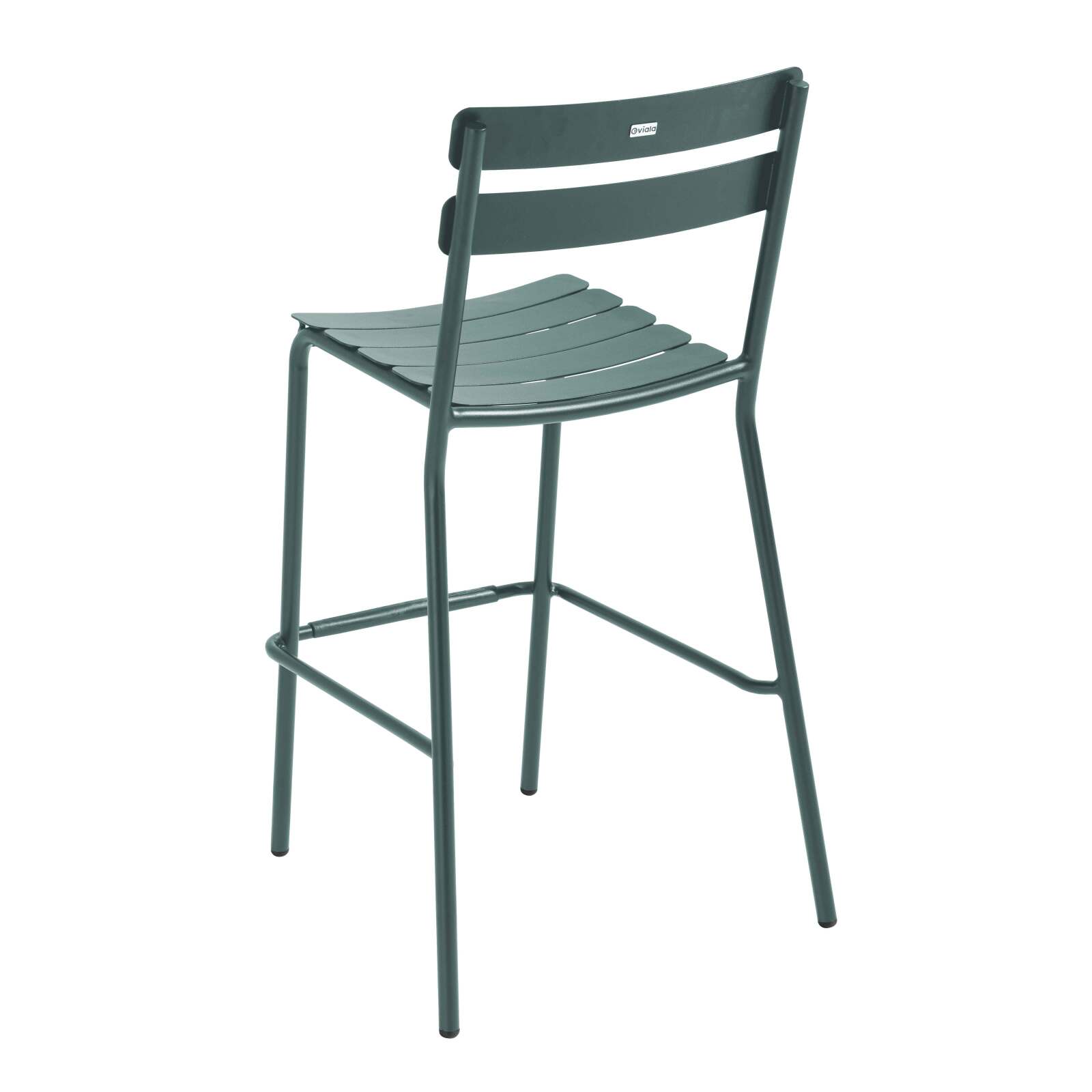 Table haute 60x60 cm inclinable et 2 chaises hautes en aluminium