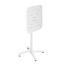 Table haute 60x60 cm inclinable en aluminium
