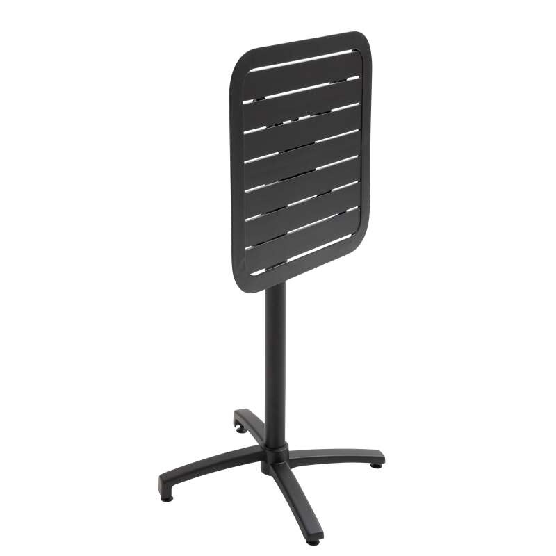 Table haute 60x60 cm inclinable en aluminium