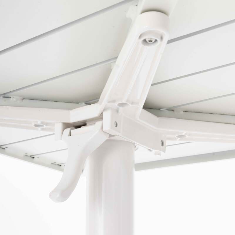 Table haute 60x60 cm inclinable en aluminium (2/7)