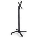 Table haute 60x60 cm inclinable en aluminium