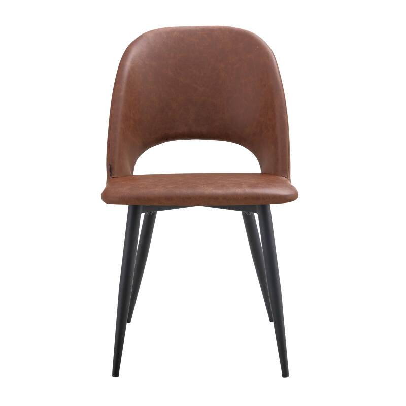 Lot de 2 chaises en acier et textile enduit (4/5)