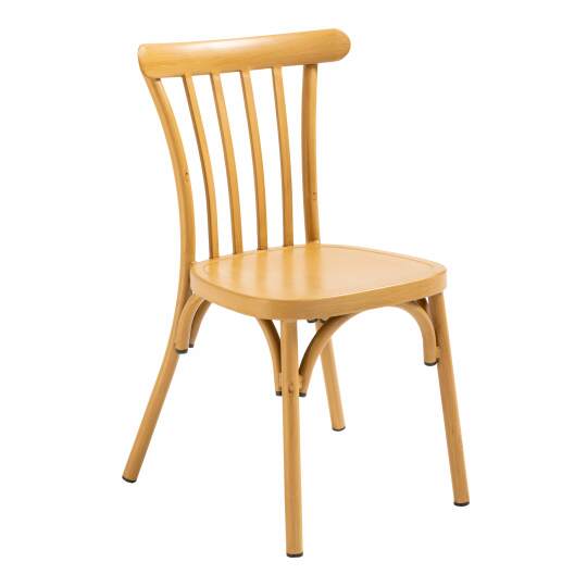 Chaise ajourée en aluminium