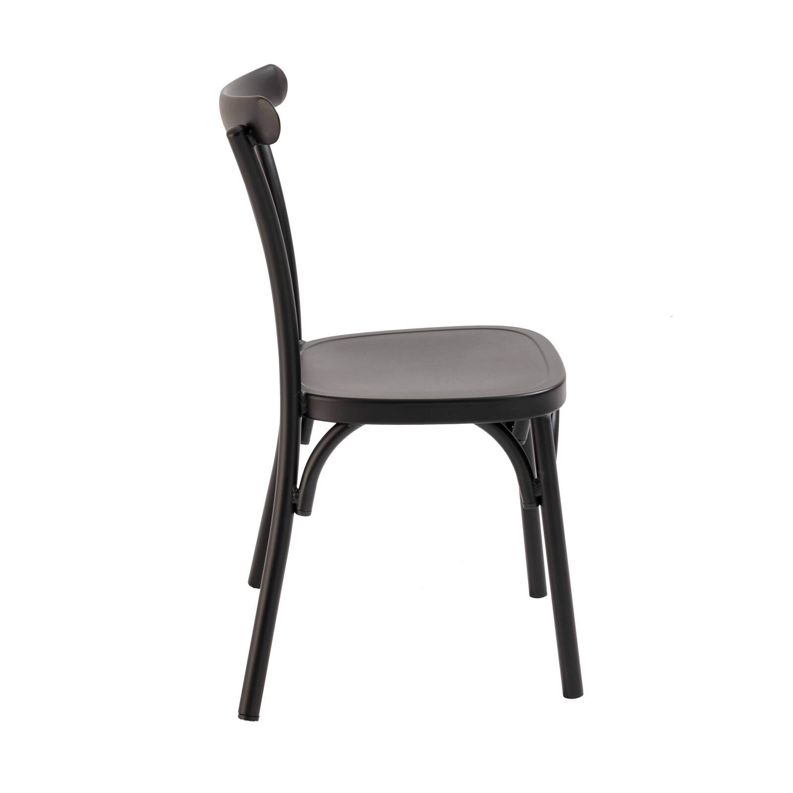 Chaise ajourée en aluminium