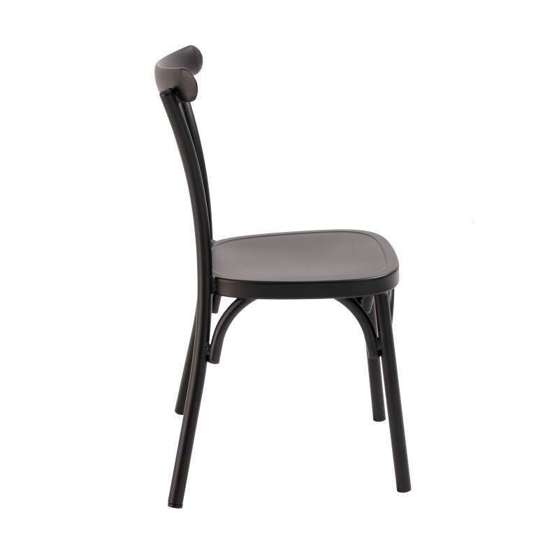 Chaise ajourée en aluminium