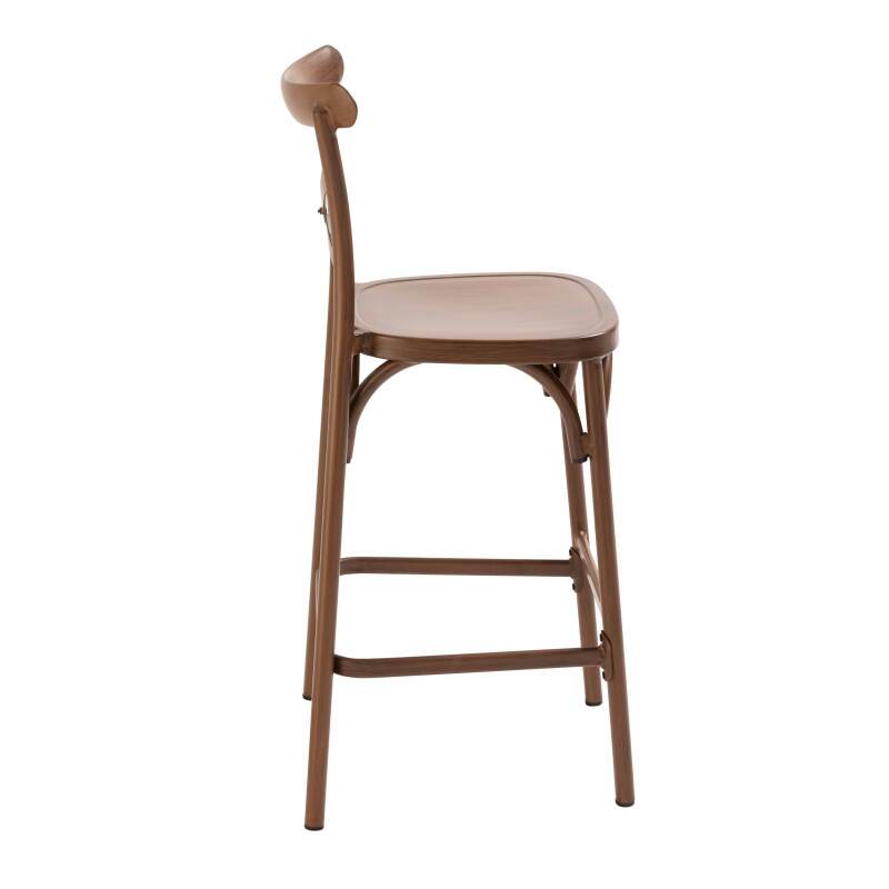 Chaise haute en aluminium