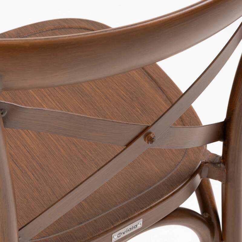 Chaise haute en aluminium