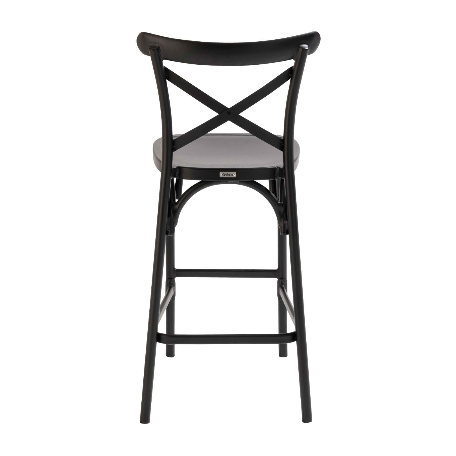 Chaise haute en aluminium