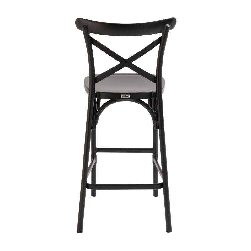 Chaise haute en aluminium