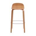 Chaise haute en contreplaqué