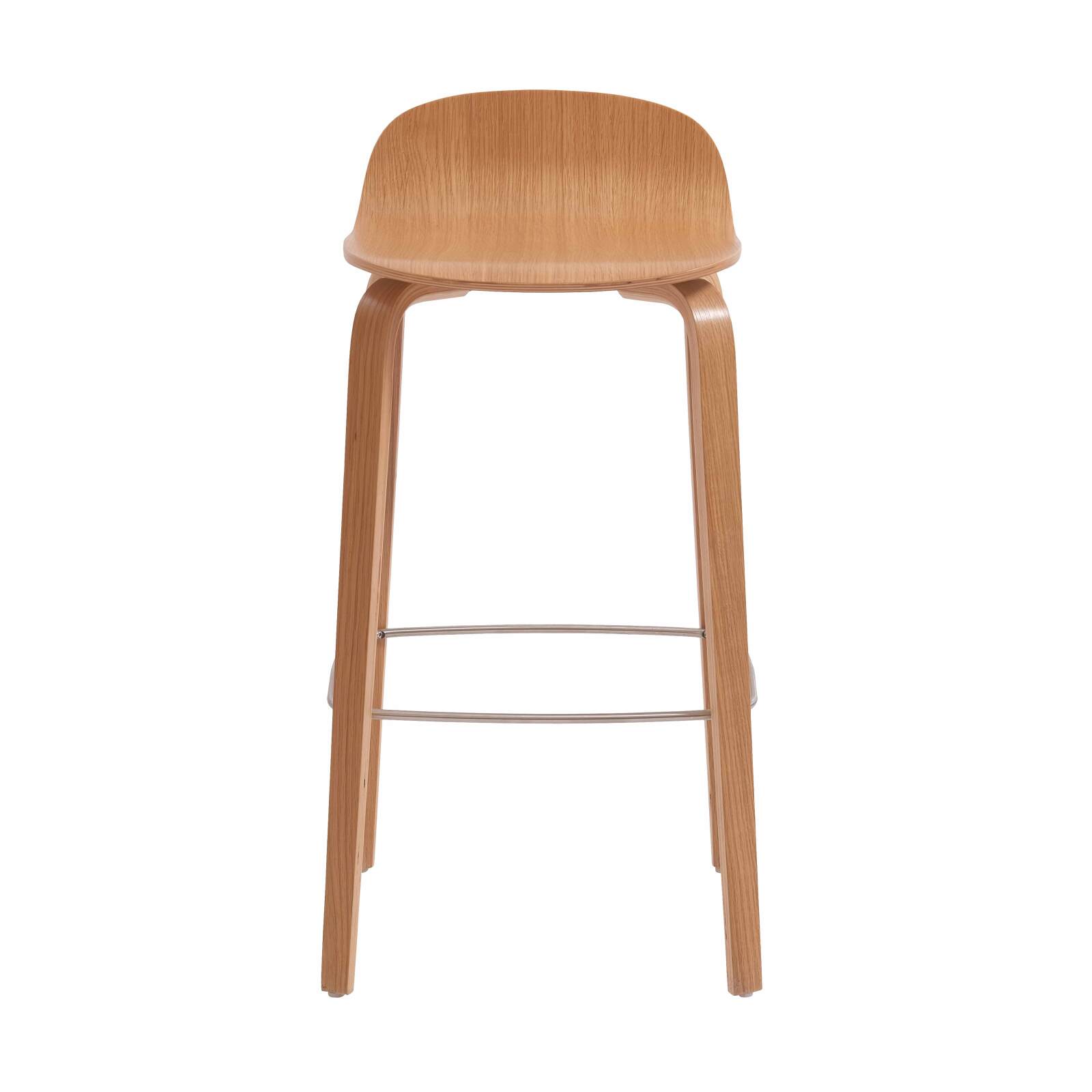 Chaise haute en contreplaqué