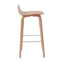 Chaise haute en contreplaqué