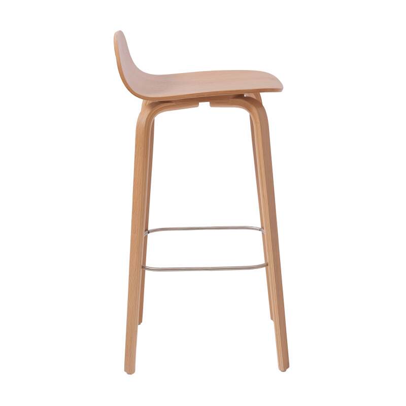 Chaise haute en contreplaqué