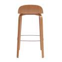 Chaise haute en contreplaqué