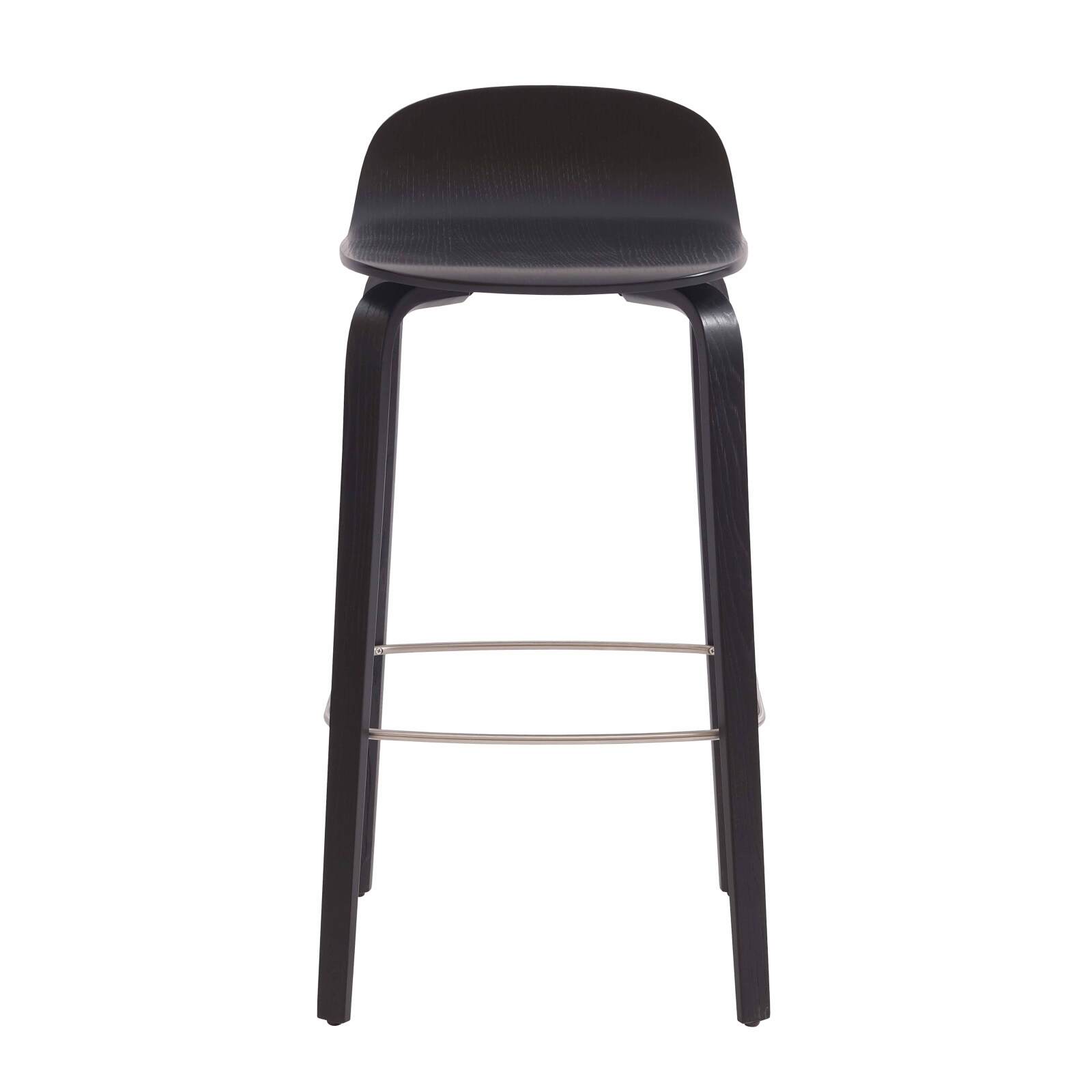 Chaise haute en contreplaqué