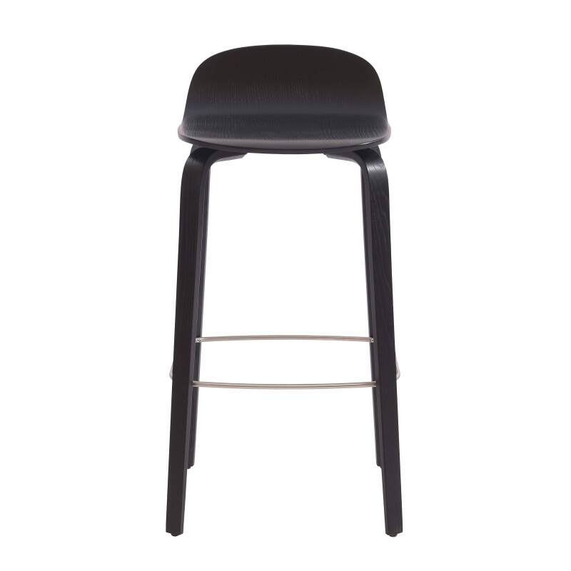 Chaise haute en contreplaqué