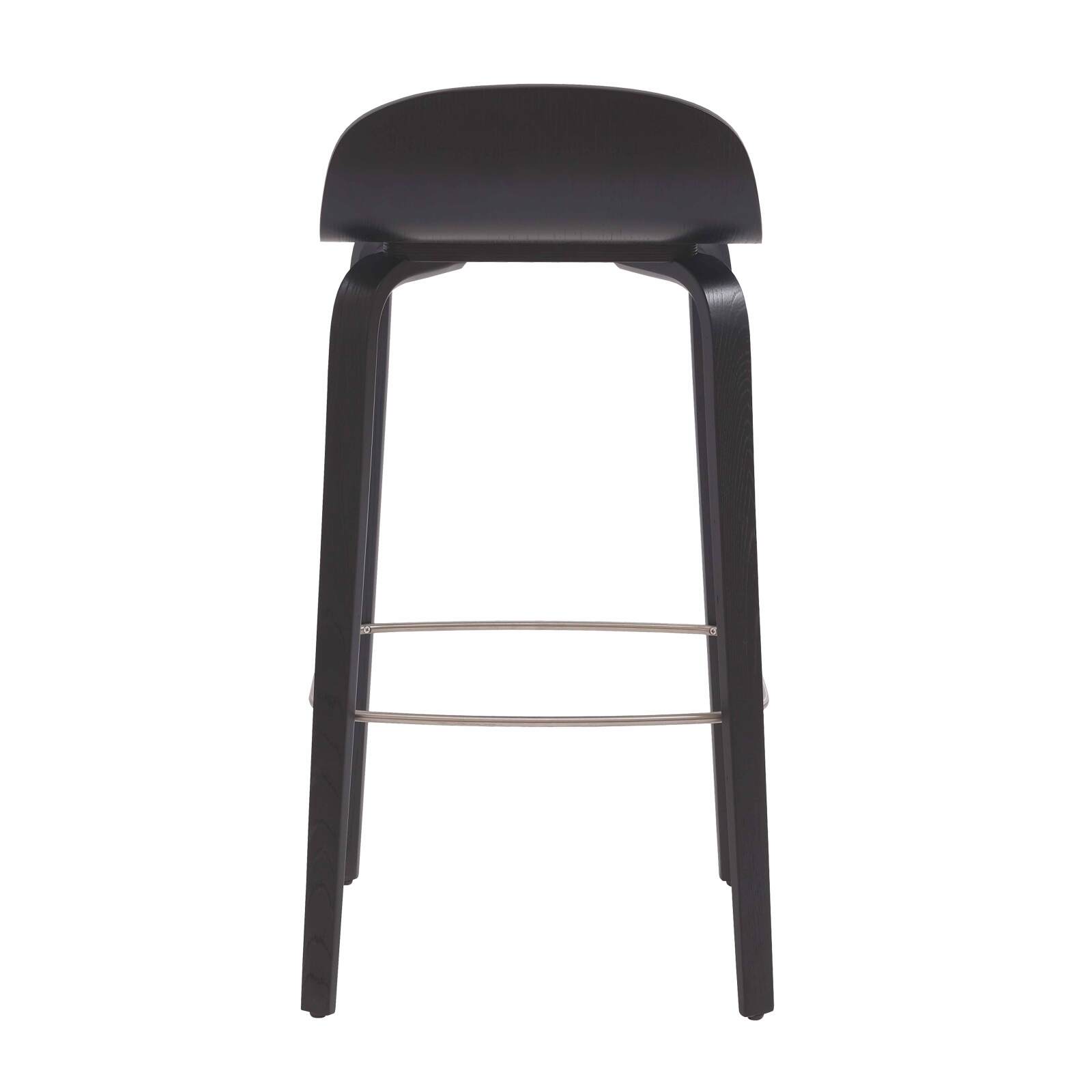 Chaise haute en contreplaqué