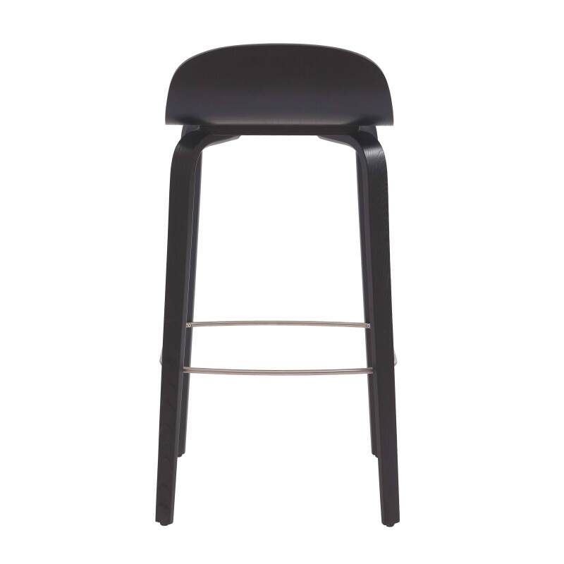 Chaise haute en contreplaqué