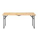 Table brasserie pliante en bois 180x58x75cm