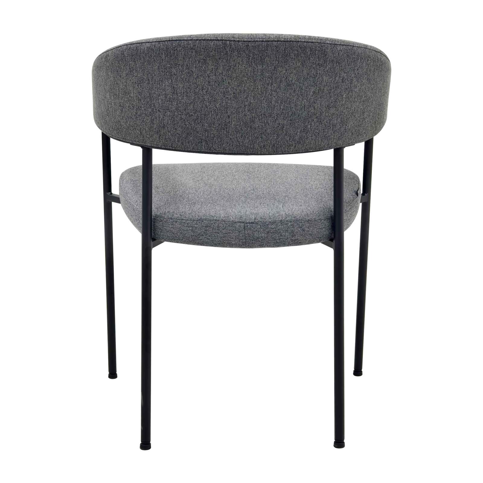 Lot de 2 chaises en contreplaqué et tissu avec accoudoirs