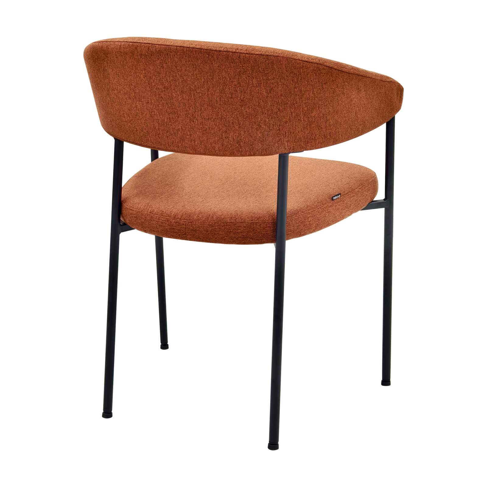 Lot de 2 chaises en contreplaqué et tissu avec accoudoirs Lot de 2 chaises en contreplaqué et tissu avec accoudoirs