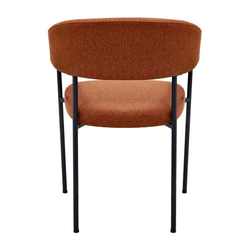 Lot de 2 chaises en contreplaqué et tissu avec accoudoirs