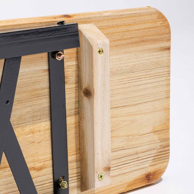 2 bancs de brasserie pliables en bois 218cm