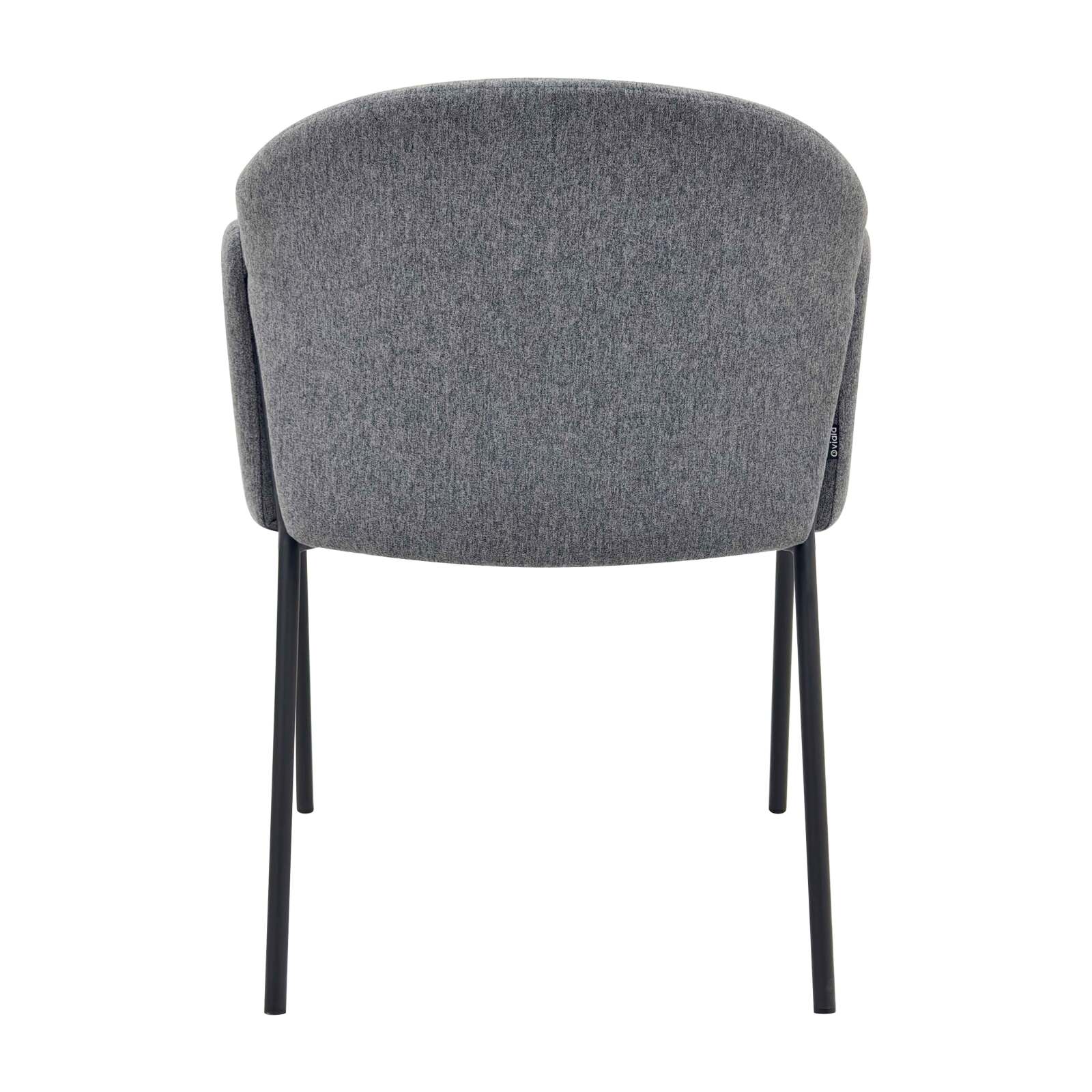 Lot de 2 chaises en acier et tissu Lot de 2 chaises en acier et tissu