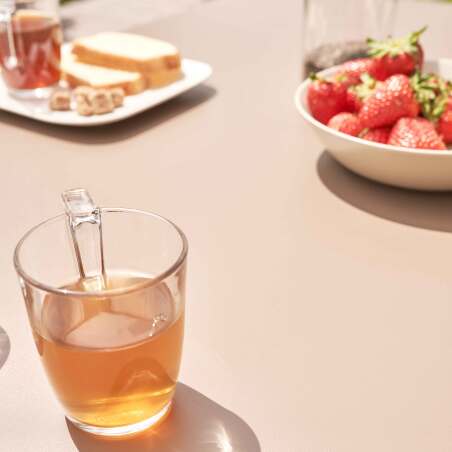 Table rectangulaire en métal (120 cm) - 4 places (2/7)