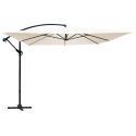 Parasol déporté carré professionnel (3x3m) - 160g/m²