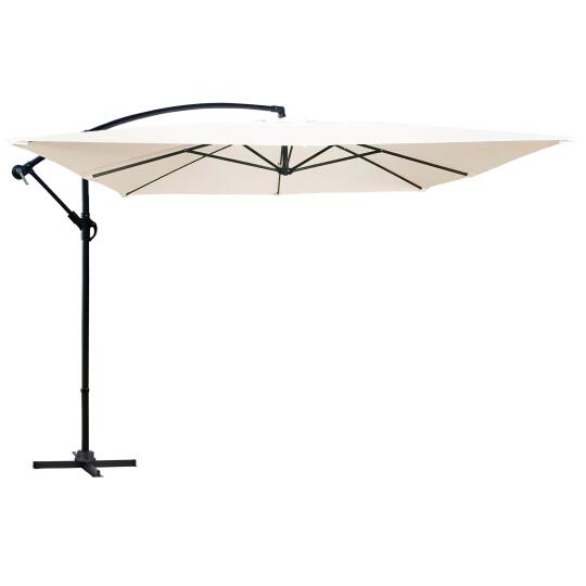 Parasol déporté professionnel 3x3 m carré 160g/m² | Mobeventpro