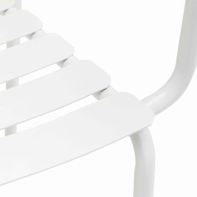 Chaise de terrasse avec accoudoirs en aluminium (6/7)