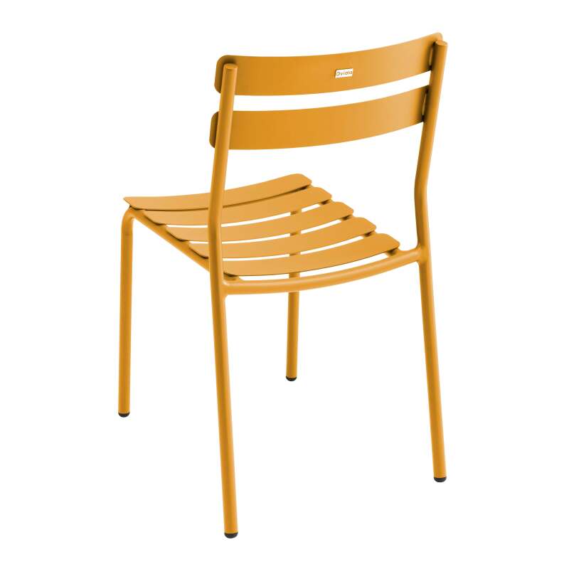 Table de terrasse carrée 70 x 70 cm et 2 chaises en aluminium (5/7)