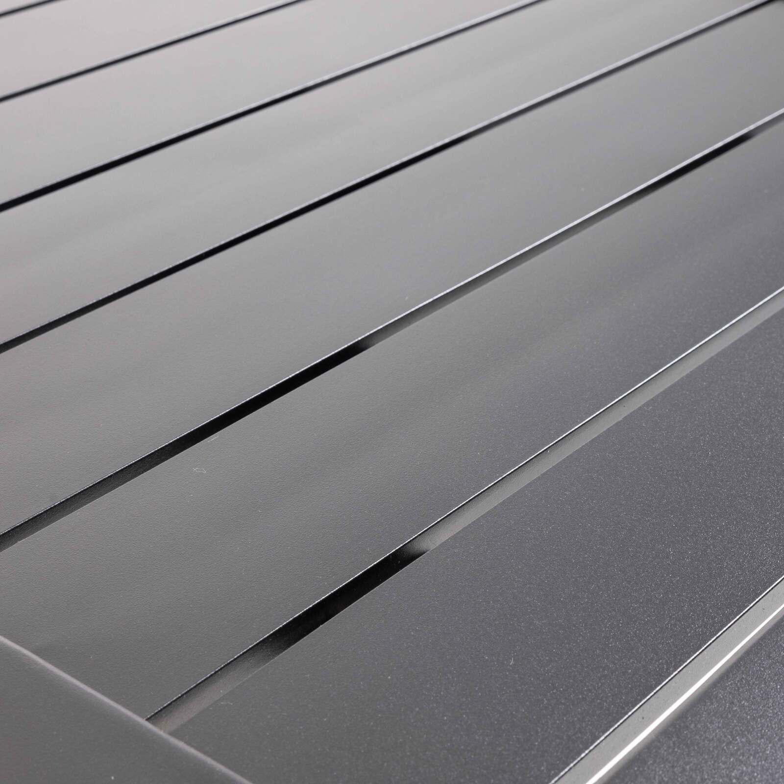 Plateau de table de terrasse carré 70 x 70 cm en aluminium