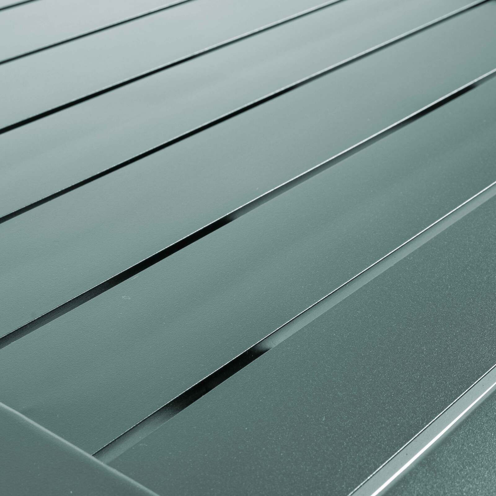 Plateau de table de terrasse carré 70 x 70 cm en aluminium