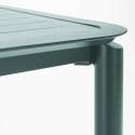 Table haute de terrasse carrée en aluminium