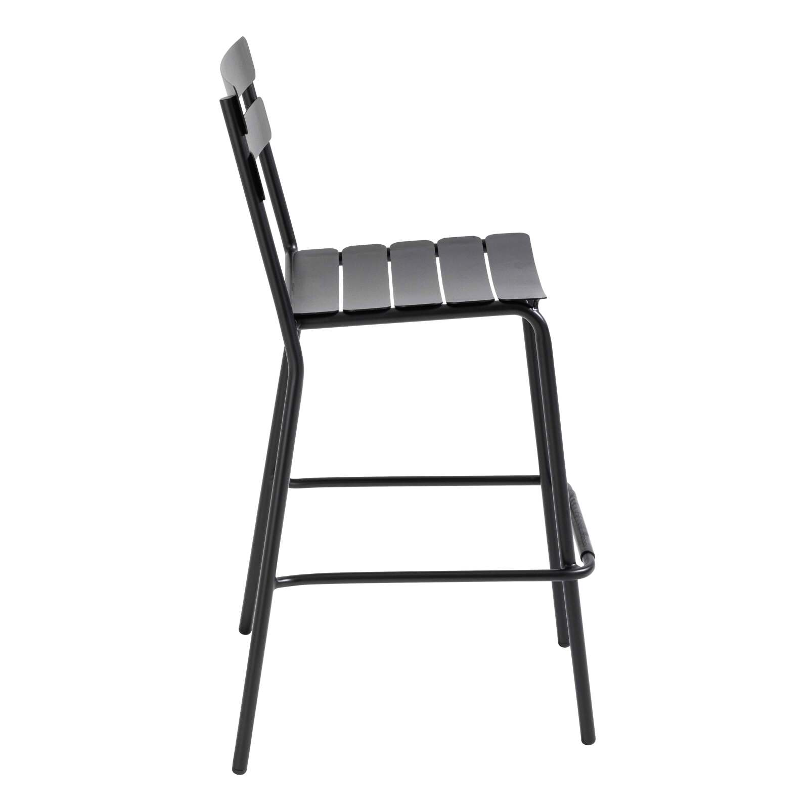 Chaise haute de restaurant en aluminium Chaise haute de restaurant en aluminium