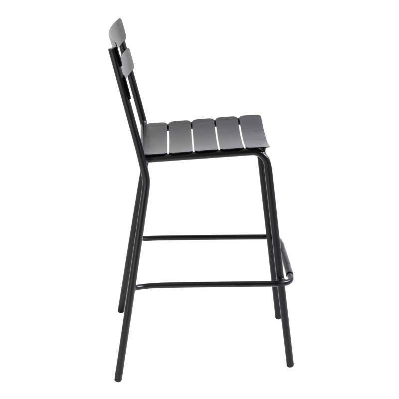 Chaise haute de restaurant en aluminium