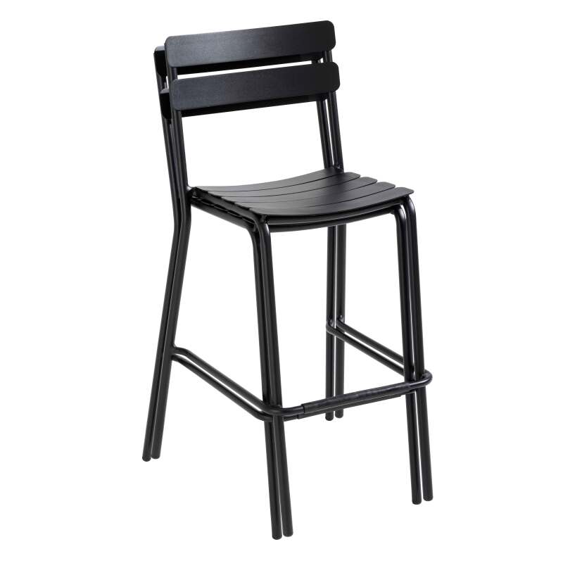 Chaise haute de restaurant en aluminium